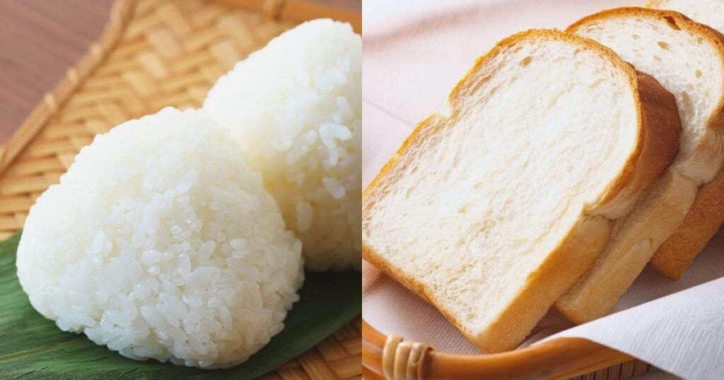 おにぎりとパン